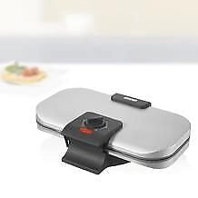 Unold 48241 piastra per waffle 2 waffle 1300 W Nero, Argento