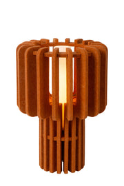 Lampada da tavolo japandi ROLLO 1xE27 terracotta Lucide