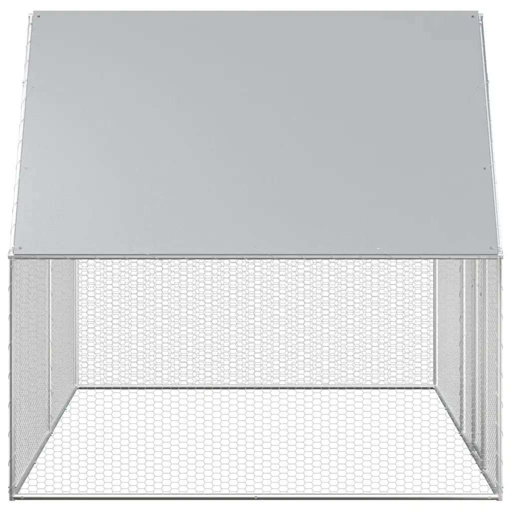 Pollaio 4x2x2 m in Acciaio Zincato CFW9008291