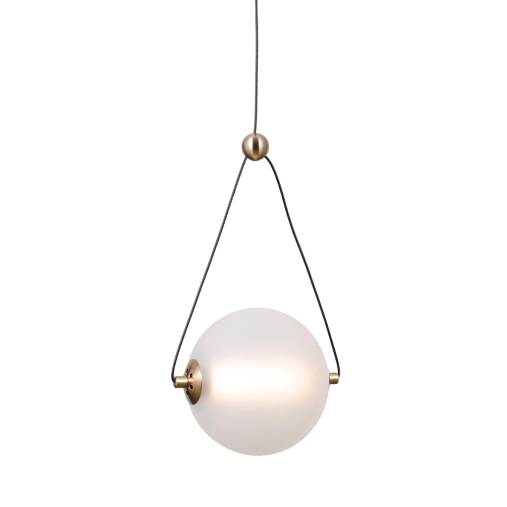 Lampada a sospensione Rastia LED 6W oro opale Ø15 Italux