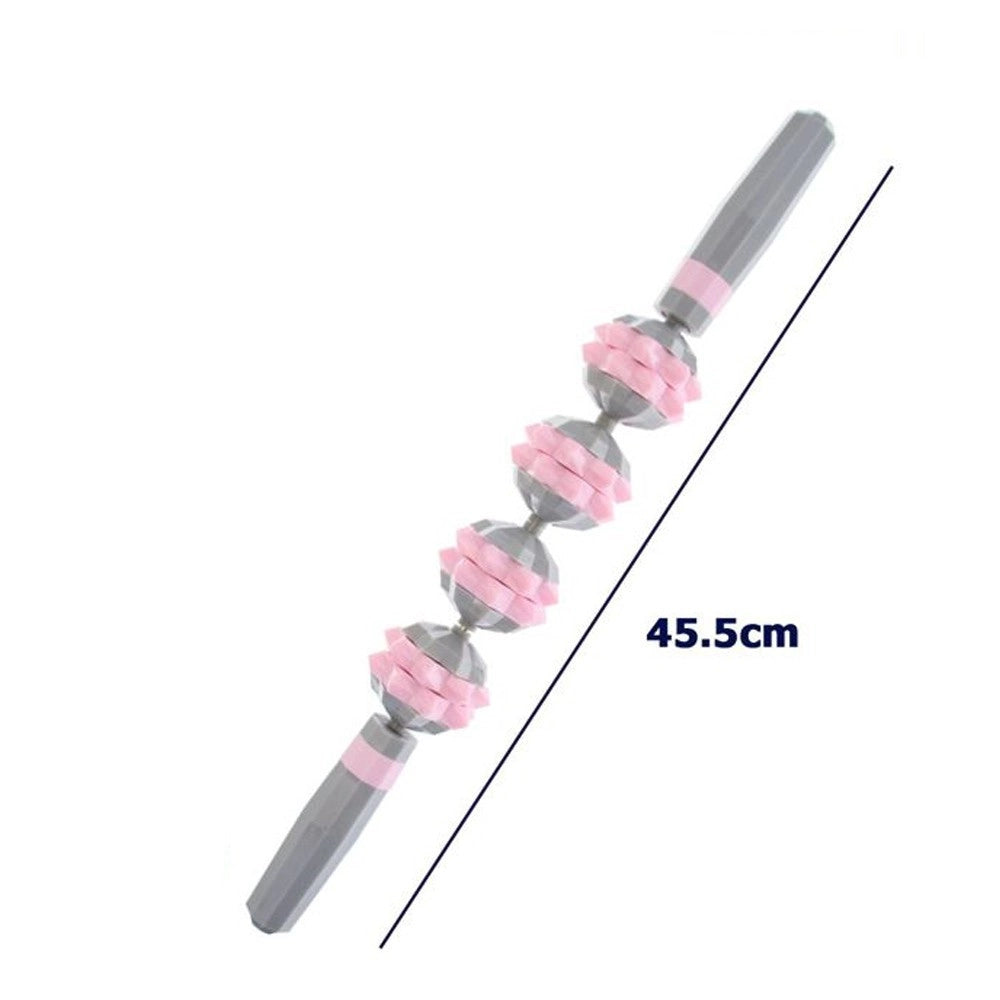 Trade Shop - Rullo Bastone Massaggio Muscolare 45.5cm Gambe, Schiena, Migliora Circolazione -