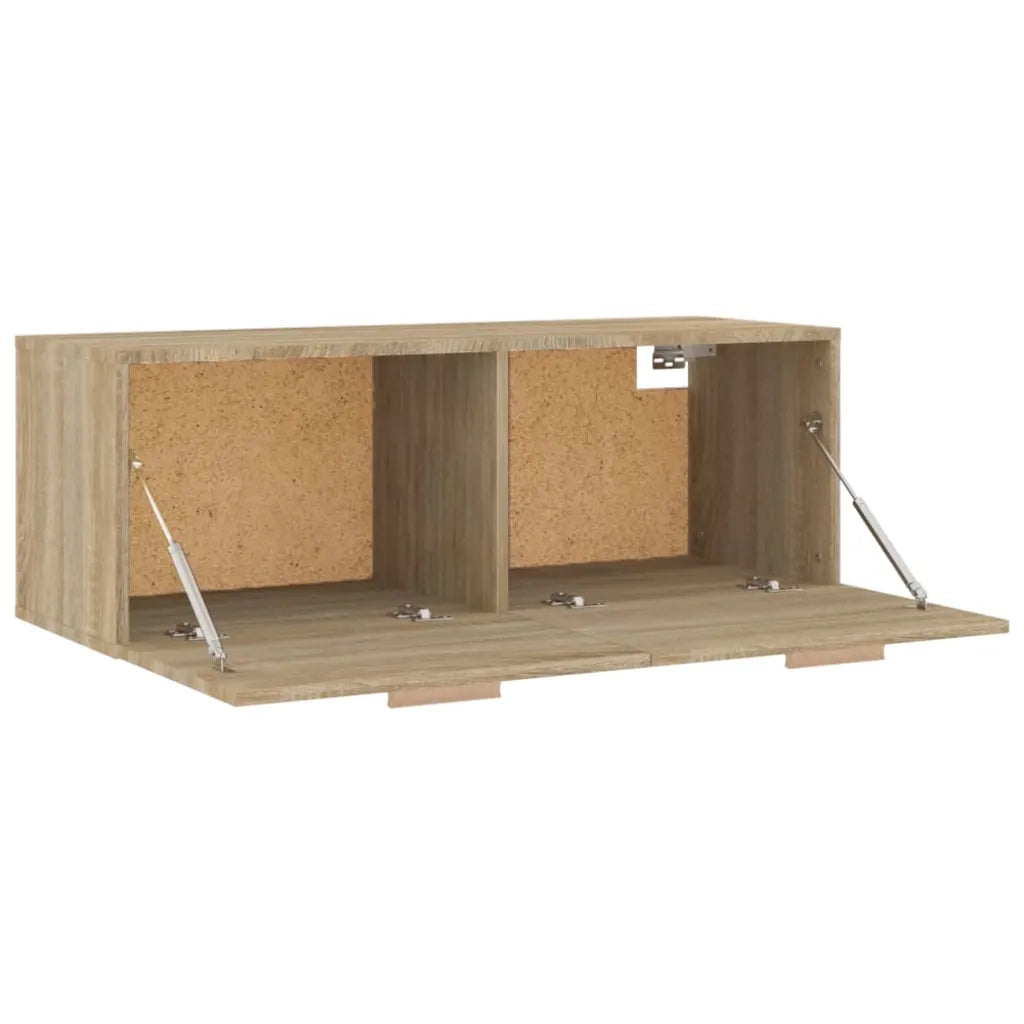 Mobile Pensile Rovere Sonoma 100x36,5x35 cm Legno Multistrato