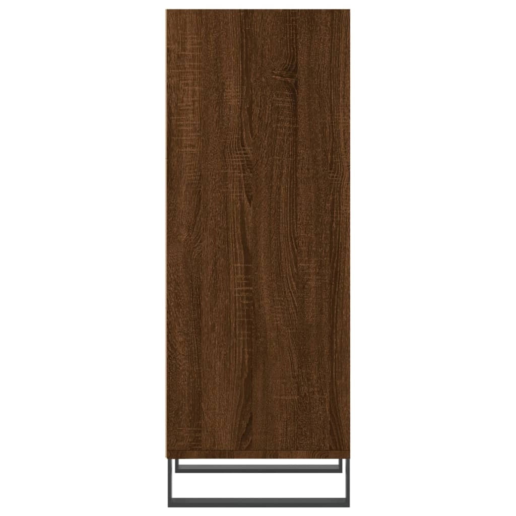 Buffet credenza cassettiera armadio mobile contenitore organizer per cucina soggiorno salotto 34,5 x 32,5 x 90 cm legno ingegnerizzato marrone 02_0031186