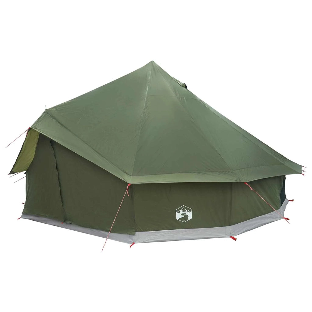 Tenda Tipi Verde Oliva 500 x 500 x 300 cm Poliestere e Acciaio 42029032