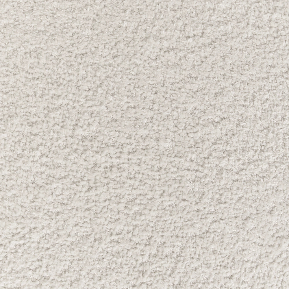 Poltrona Tessuto Boucle Bianco Morbido Nubby Struttura in legno chiaro Stile Arte Decor Retrò