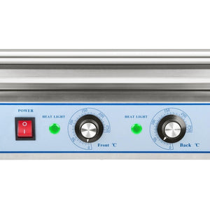 Macchina professionale per hot dog in acciaio inox 20 salsicce 2.200 watt 3614096