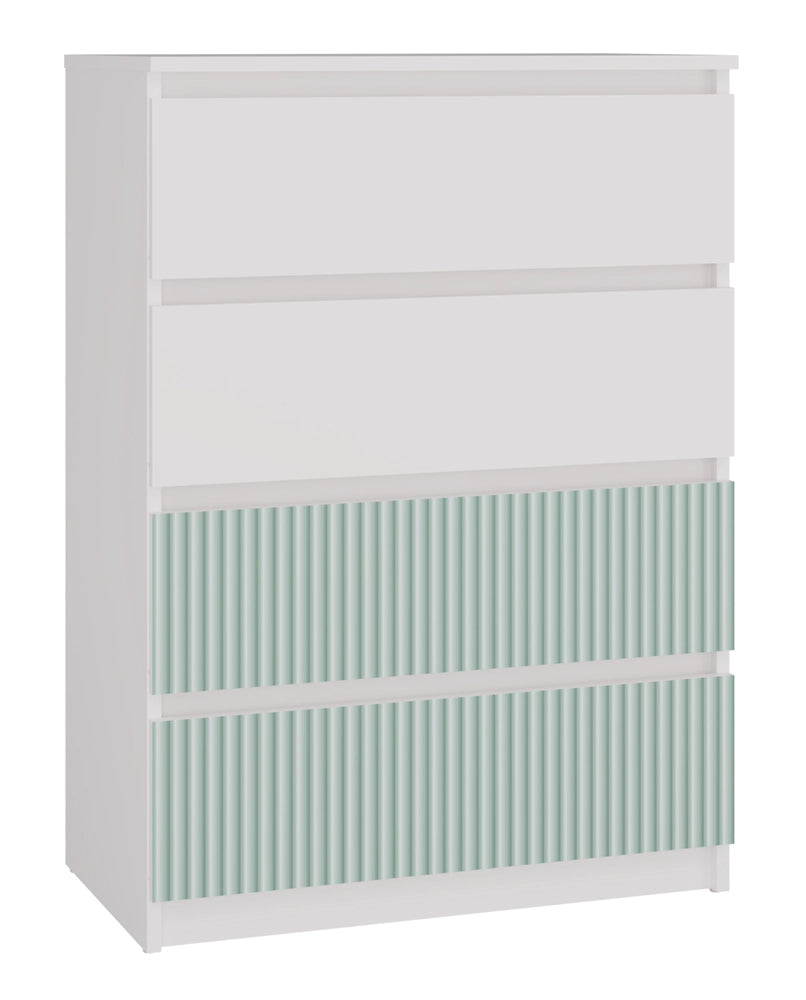 Cassettiera MALWA M4 ARTESO menta menta per camera e soggiorno