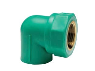 CURVA 90  ° FILETTATA FEMMINA IN PPR PN25- - F  EE ¸ mm.20x1/2 - 10 pezzi ATP