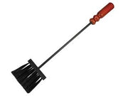 SCOPINO SETOLE NYLON PER CAMINO MANICO LEGNO- - cm.55h. (725 BIS) - 2 pezzi MILLE