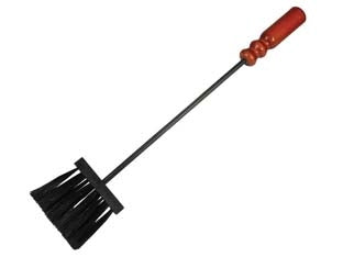 SCOPINO SETOLE NYLON PER CAMINO MANICO LEGNO- - cm.55h. (725 BIS) - 2 pezzi MILLE