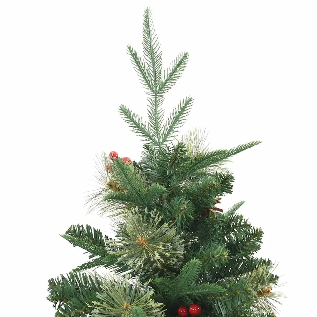 Albero di Natale Artificiale con Rami Pieghevoli Verde 150 cm 3397409
