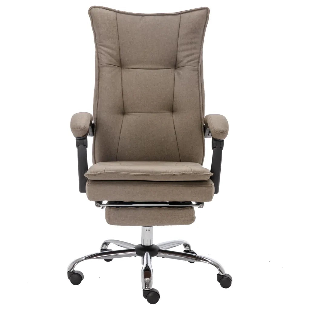 Sedia da Ufficio | Sedia da Gaming Grigio Talpa in Tessuto