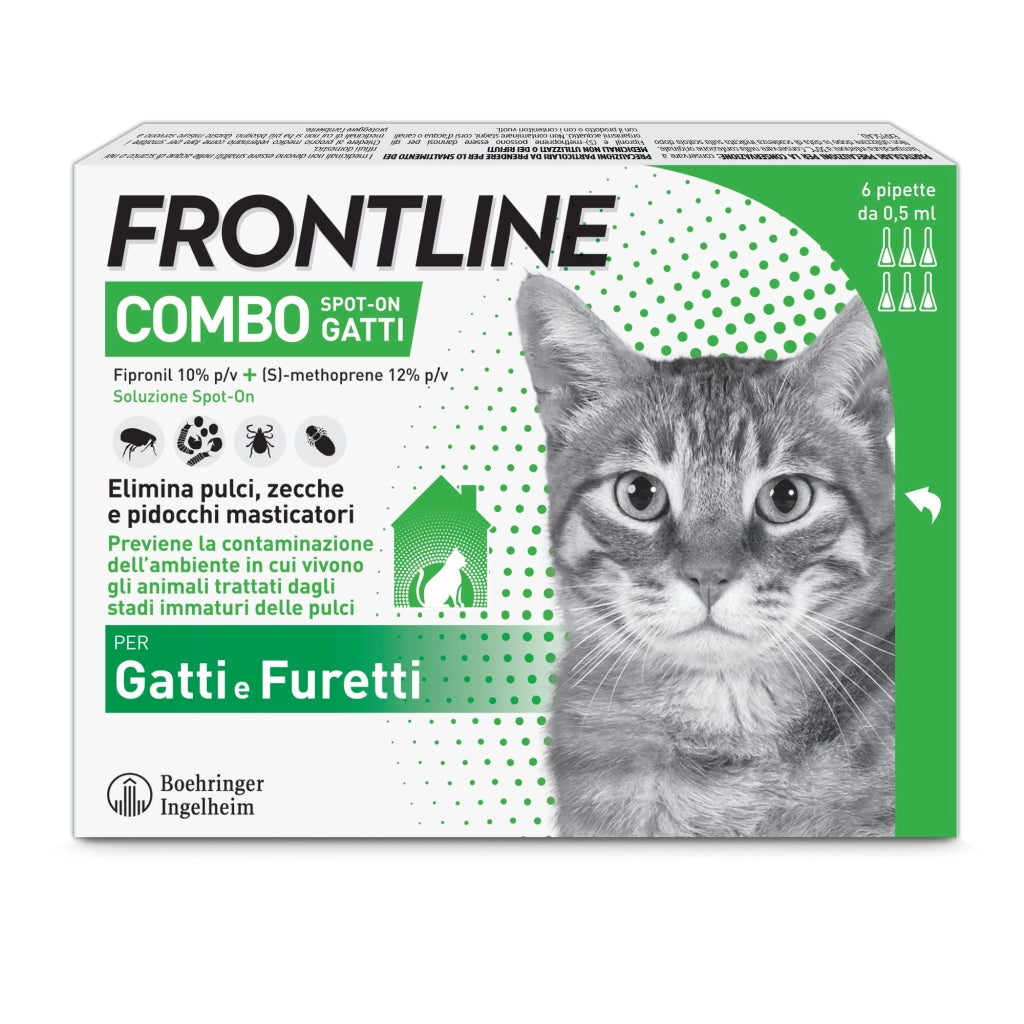 ANTIPARASSITARIO 'COMBO' FRONTLINE cani 10/20 kg - 3 pipette - FRONTLINE