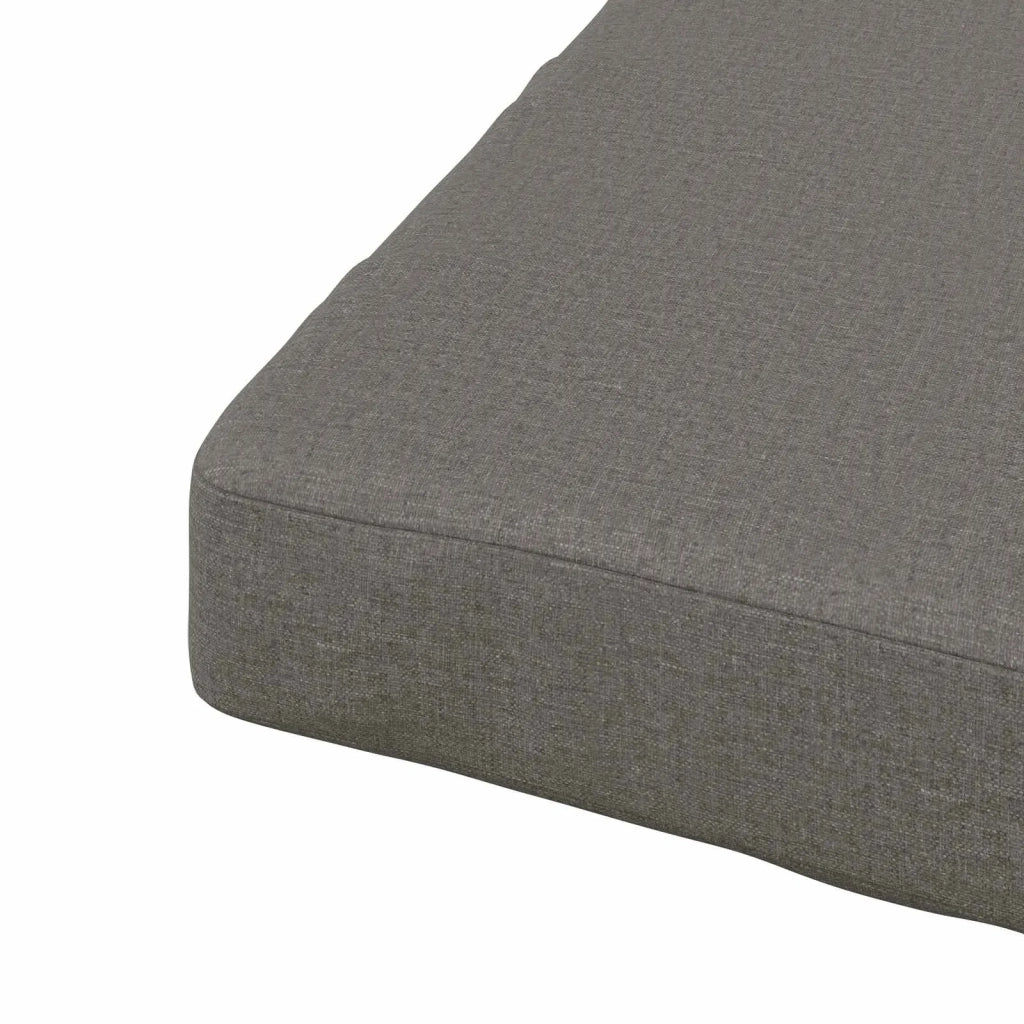 Cuscini per Sedia in 4 Pezzi VUGHT 4 pz 100% Poliestere Grigio 946248