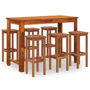 Set bar da giardino 7 pezzi in legno massello di acacia 02_0013429