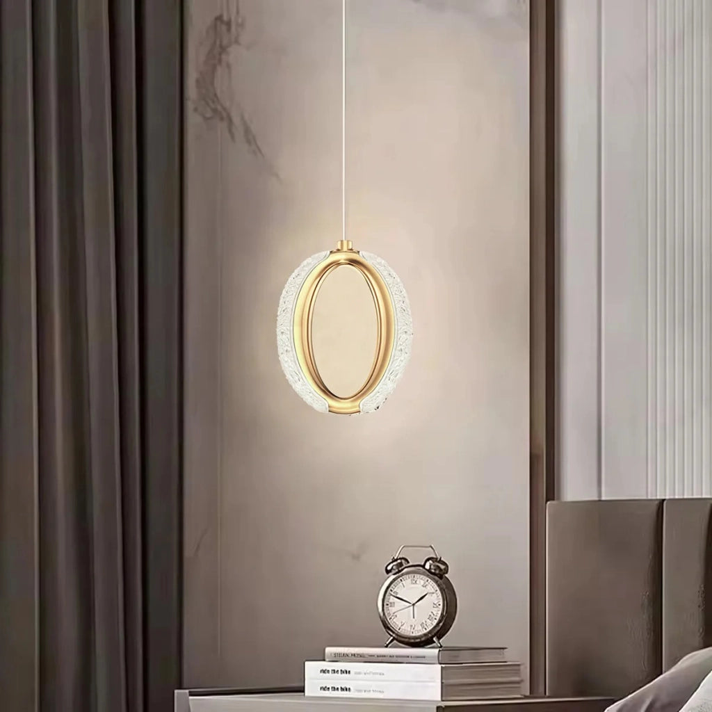 Lampadario A Sospensione In Cristallo Led G114-1cp Złota