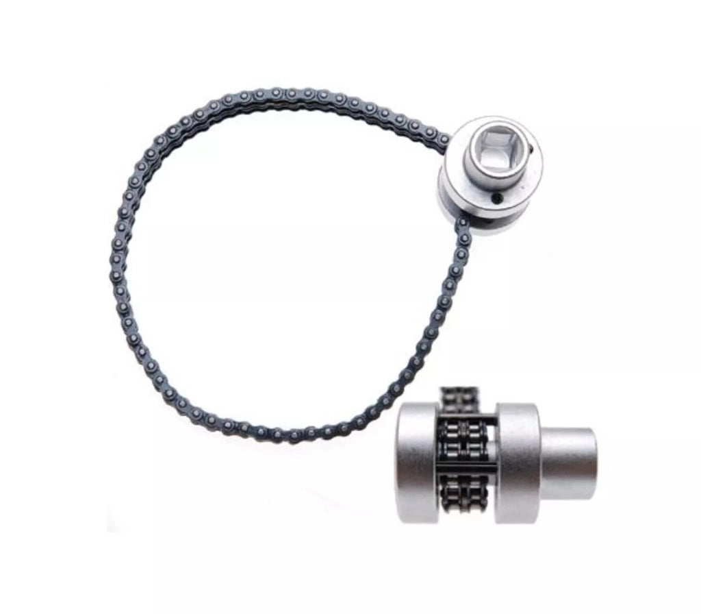 Chiave Per Filtro Olio Gasolio a catena Attacco 1/2 Doppia Catena 22 cm art.07666