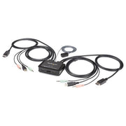 Startech.com switch displayport kvm 4k a 60 hz e 2 porte con cavi integrati - SV211DPUA4K