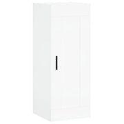 Armadietto a Muro | Mobile a Parete Bianco 34,5x34x90 cm in Legno Multistrato