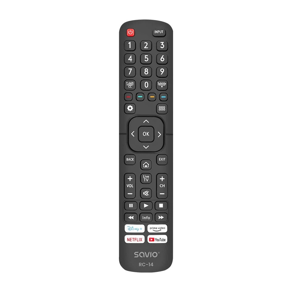 Telecomando universale SAVIO RC-14/ sostituzione per HISENSE, SMART TV
