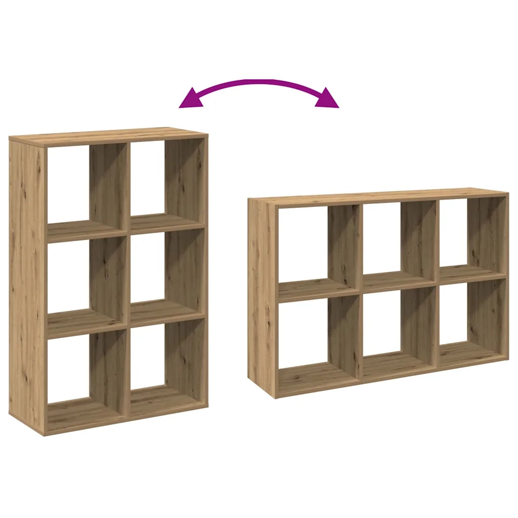Libreria Divisorio Rovere 69,5x29x103,5 cm in Truciolato 858020