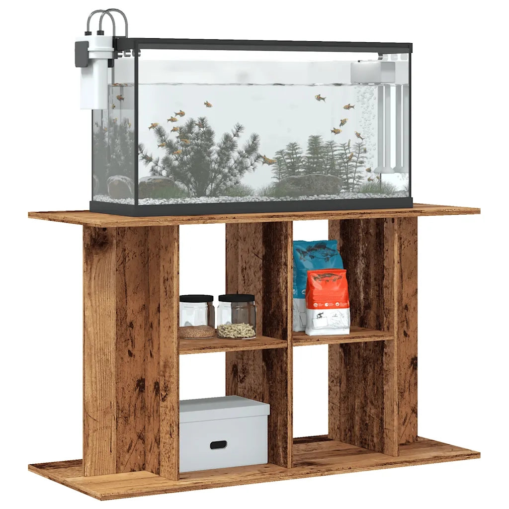 Supporto Acquario 100x40x60cm in Legno Multistrato Legno Antico CFW1487500