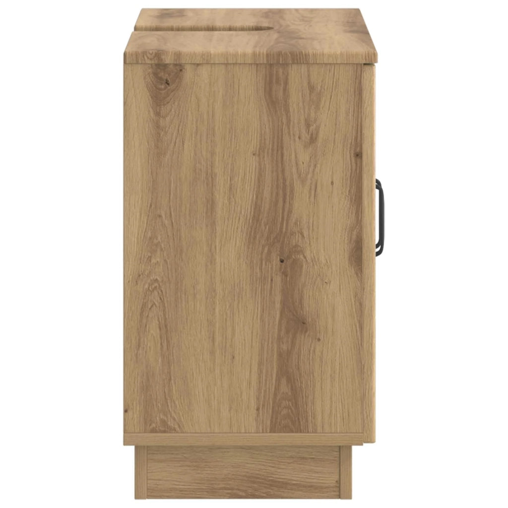 Armadio per Lavabo da Bagno HOORN Rovere Artigianale 897234