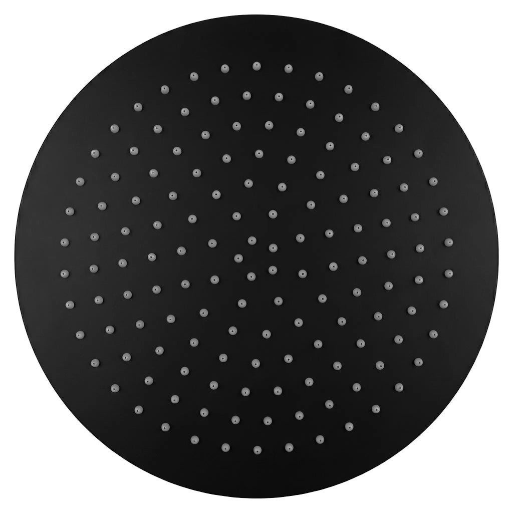 Soffione Doccia Rotondo Rea Js-p014b 30cm Black
