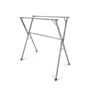 STENDIBIANCHERIA ALLUNGABILE 120-200CM PIEGHEVOLE ACCIAIO BALCONE ESTERNO 69729