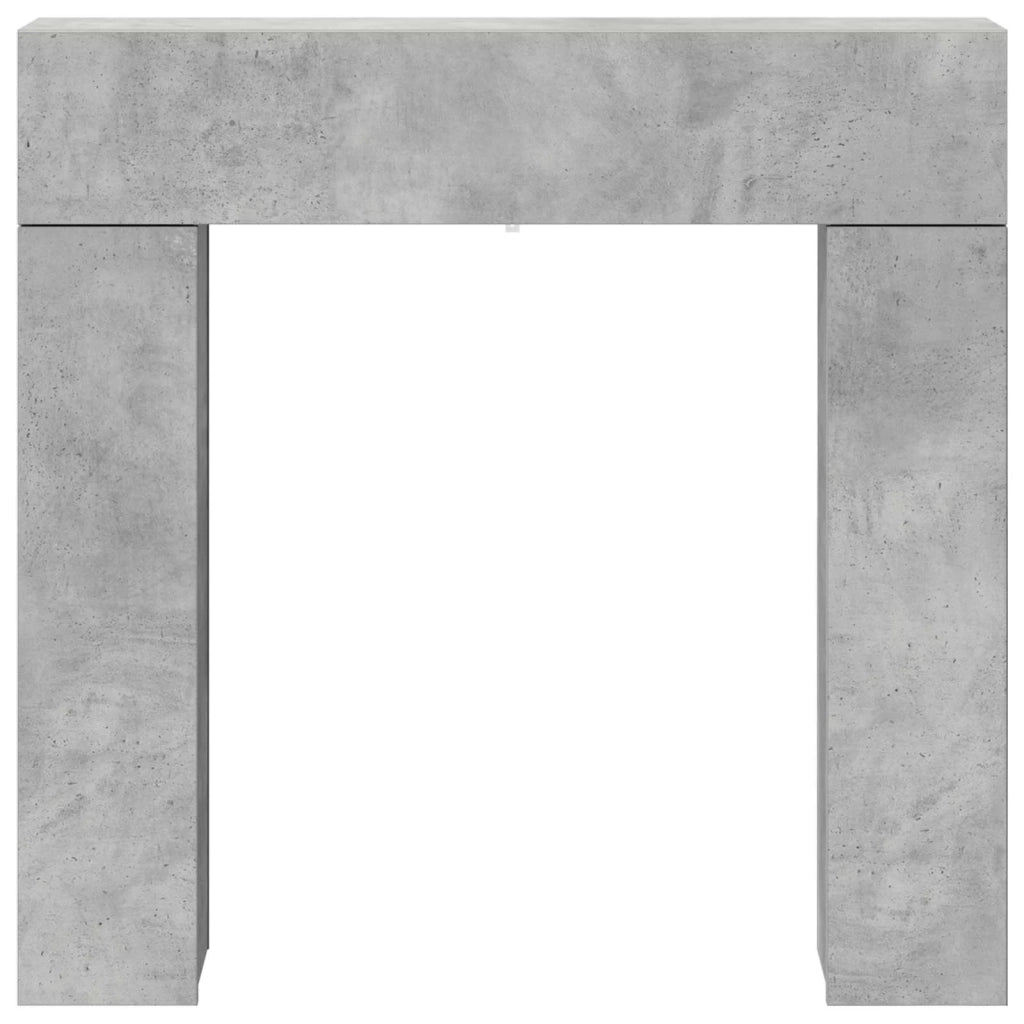 Cornice per camino Grigio Cemento 102 x 18 x 100,5 cm 8006601
