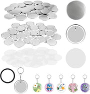 Pomelli rotondi - 100 pezzi - 58 mm - Kit di spille badge - Kit di mappatura pin - Pini DIY - Per macchina per fabbricazione di spille