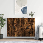Armadietti a Parete 2 pz Rovere Fumo in Legno Multistratocod mxl 131330