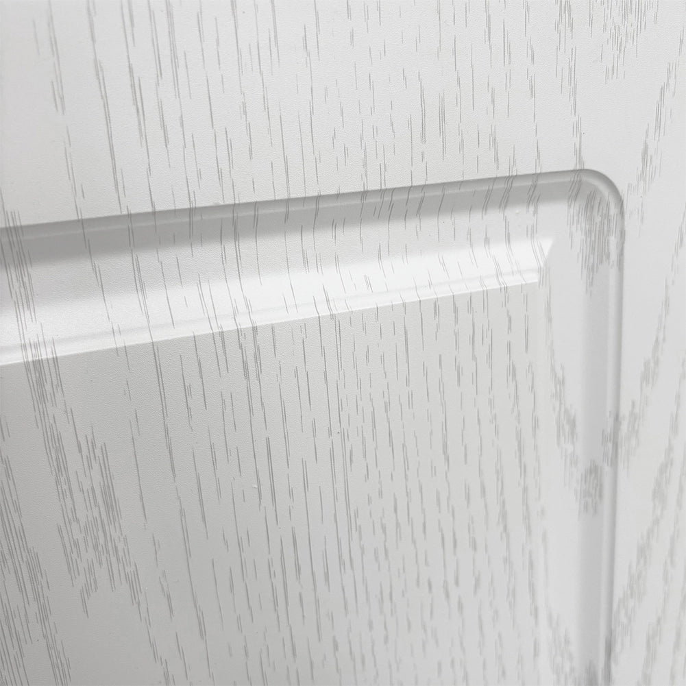 Pensile da Cucina Armadio Sospeso Parete Anta Singola Boiserie Bianco Frassinato