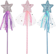Staf per bambine - stecche di Natale con glitter - stecche magiche per bambine - stecche da gioco per bambine - accessori per bambine - stecche per bambine - accessori per feste di compleanno e Natale