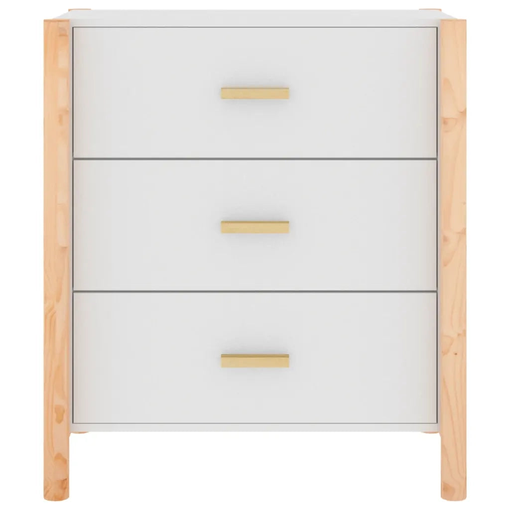 Credenza Bianca 62x38x70 cm in Legno Multistrato 345672
