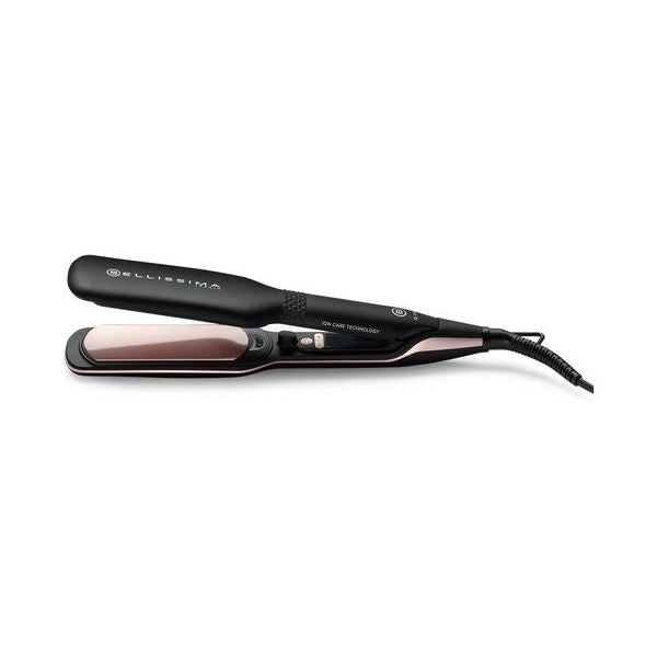 Piastra capelli bellissima xl ion matt black e metallic rose 11878