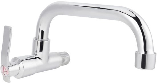 Acquasamoggimento con rubinetto a getto freddo - Montaggio a parete - Rotazione a 360 gradi - Realizzato in ottone/inox - Facile da installare - Rubinetto da cucina