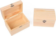 Set di scatole in legno da 2 pezzi - Anche per dipingerle - Scatola per gioielli Scatola in legno