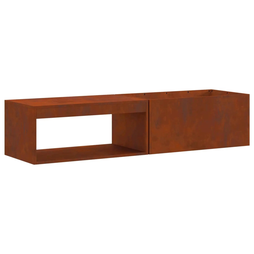 Focolare Marrone 160 x 45 x 35 cm Acciaio CFW6245390