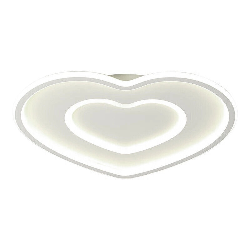 Lampadario Plafoniera Illuminazione a Led Moderno 63W Luce Soffitto Forma Cuore Led Bianco Freddo 6500k