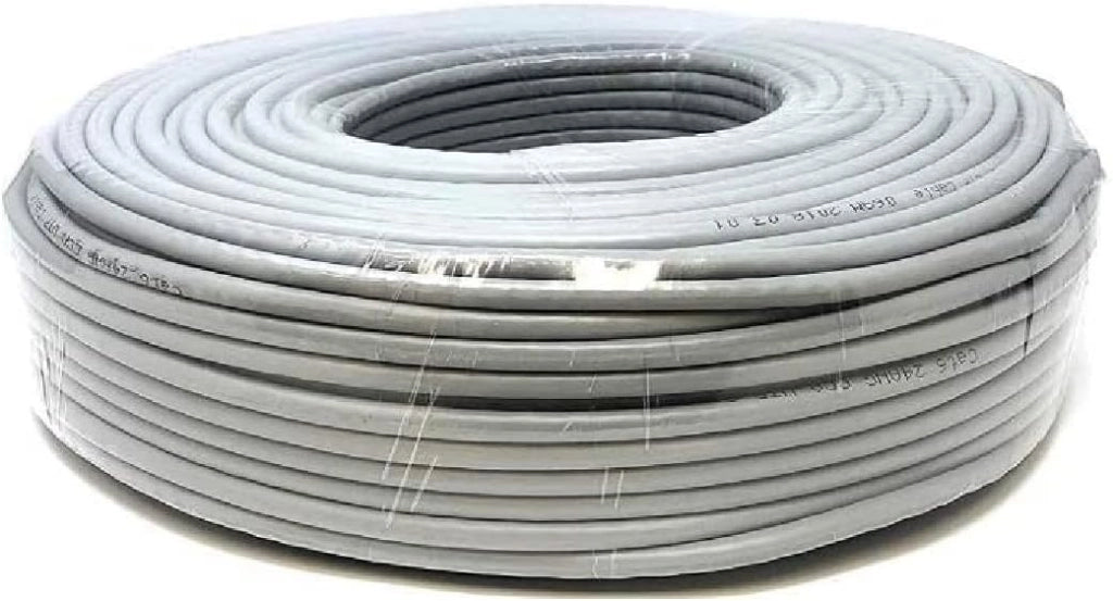 Cavo rete lan cat 5 schermato f/utp metri 100 sezione 24awg 4 coppie twistate