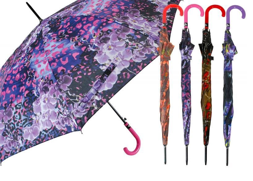 Ombrello da Pioggia Golf Automatico Decoro Fantasie 105 cm 4 Colori