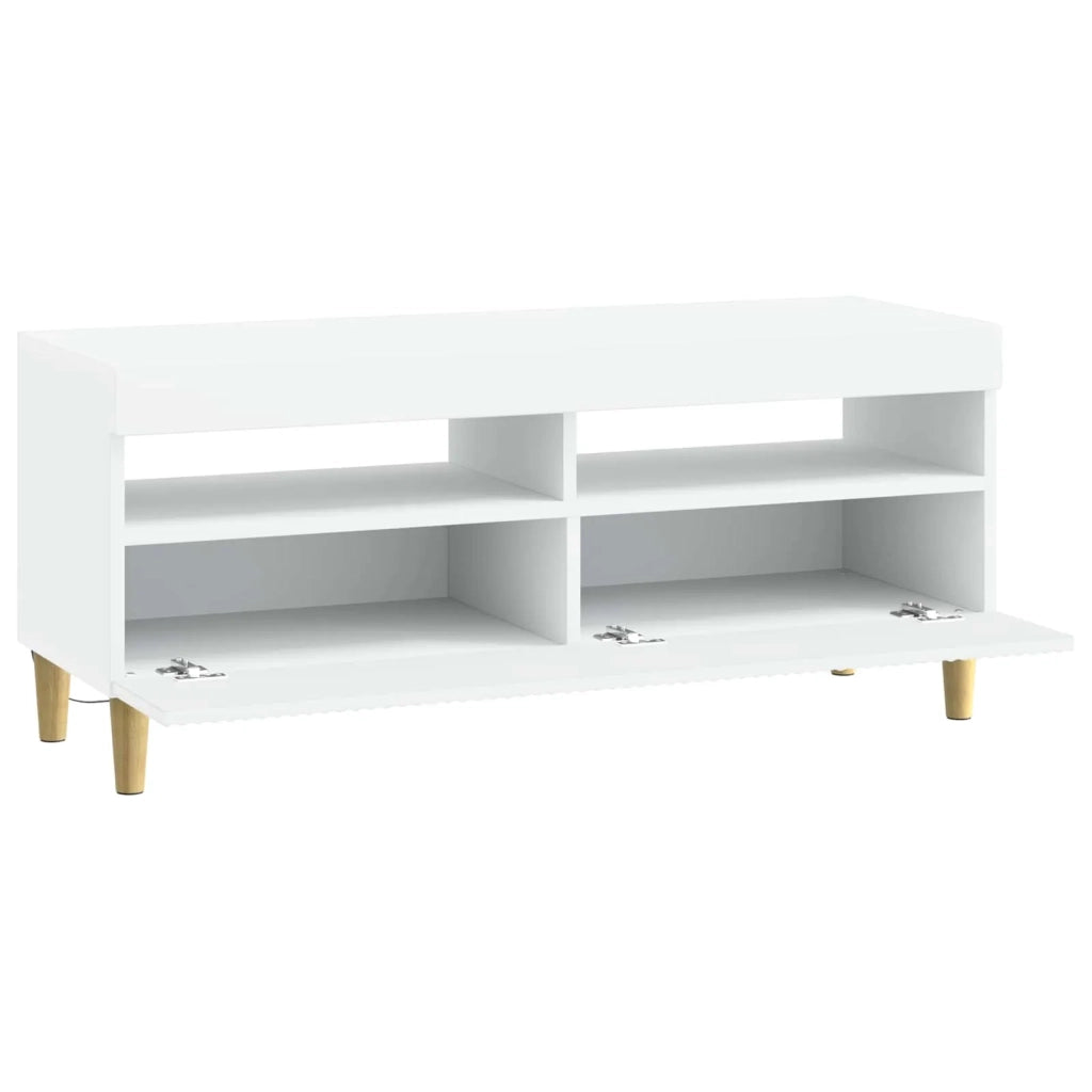 Mobile TV LED Bianco Legno ingegnerizzato 896765