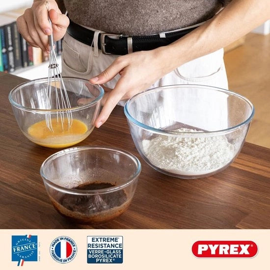 Set di conservazione 3 contenitori 05 - 1 - 2 lt - sistema di conservazione per contenitori alimentari