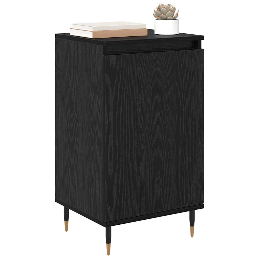 Credenza 2 pz | Madia | Buffet da pranzo | Armadio da pranzo Rovere Nero 40 x 35 x 70 cm