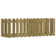 Fioriera | Cassetta per fiori | Vaso da Giardino Recinzione 150x50x50cm in Pino Impregnato