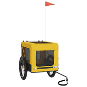 Rimorchio da Bici per Animali Giallo e Nero Oxford e Ferro CFW1555527