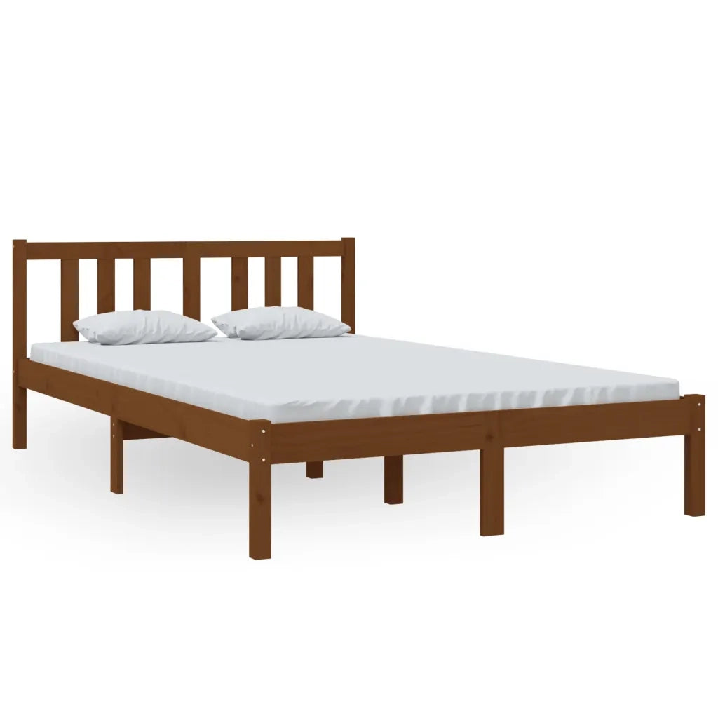 Giroletto senza Materasso Ambrato in Legno di Pino 120x200 cm 814882