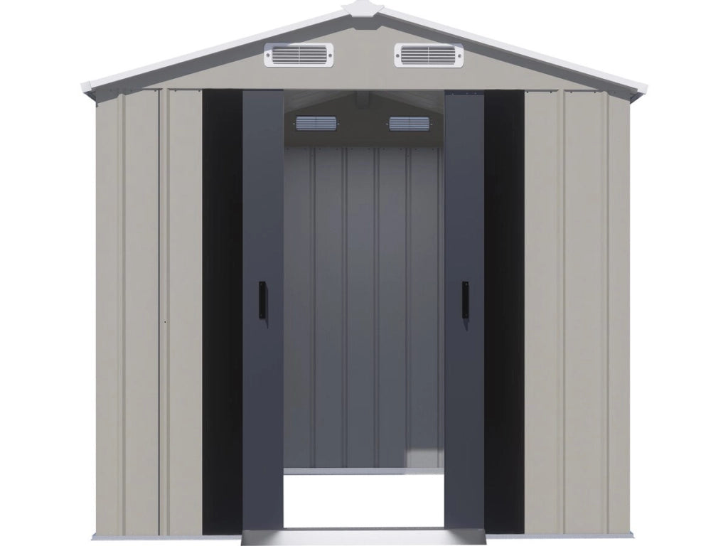 Casetta da giardino in metallo "Nebraska" - 4,12 m² - Grigio