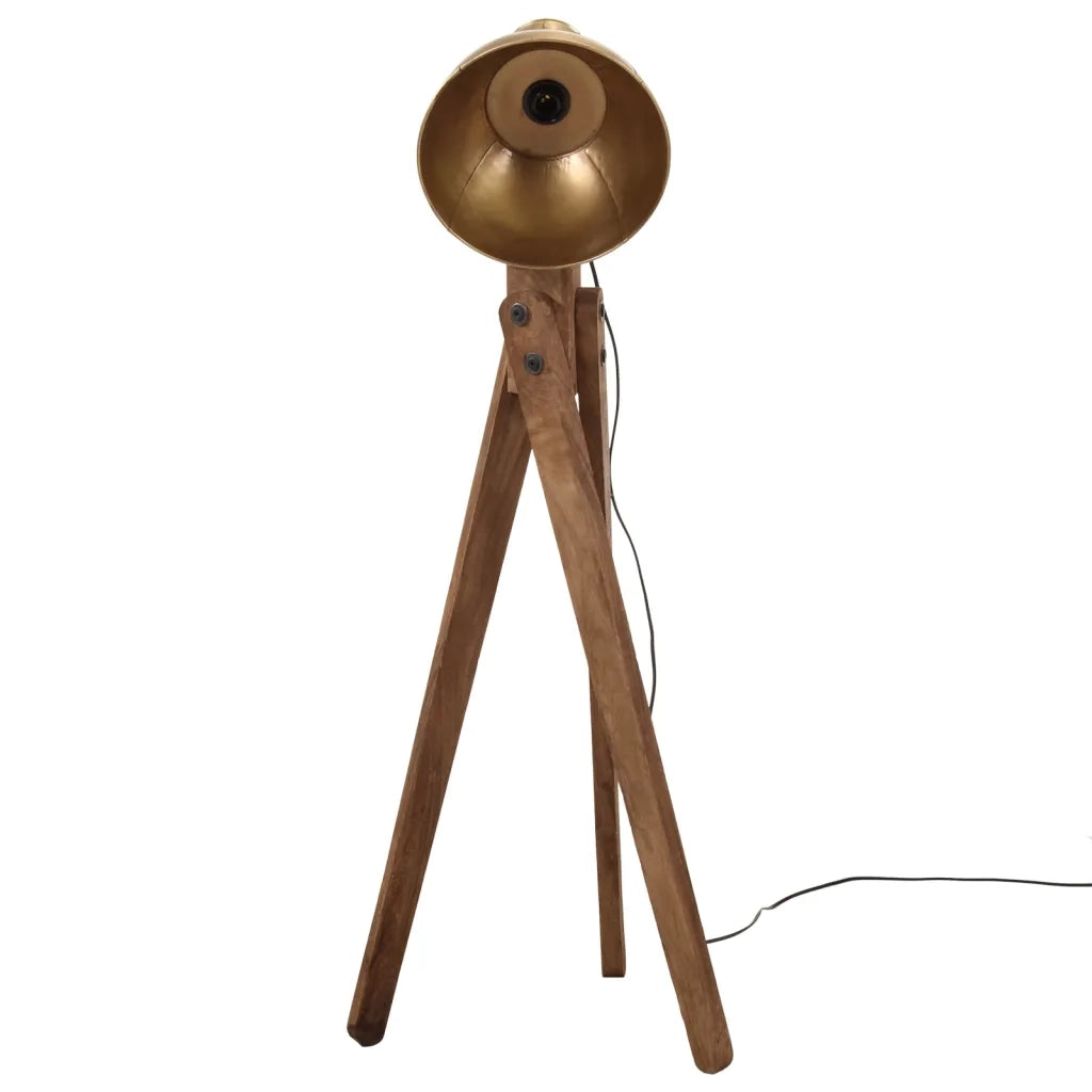 Lampada da Terra 25 W Ottone Anticato 45x45x120 cm E27 CFW8465675